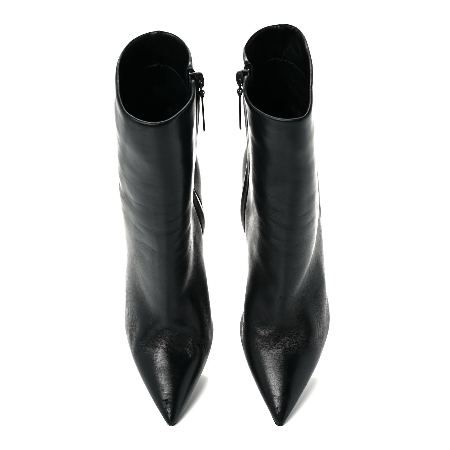 Calfskin Opyum Ankle Boots 39.5 Black