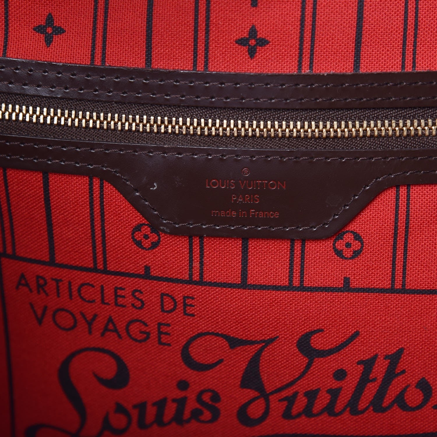 Louis Vuitton Damier Ebene Neverfull MM 6 of 8