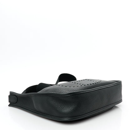 Hermes Taurillon Clemence Evelyne PM Black 4 of 10
