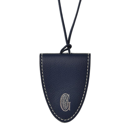 Goyard Calfskin Bag Clip Navy 3 of 5