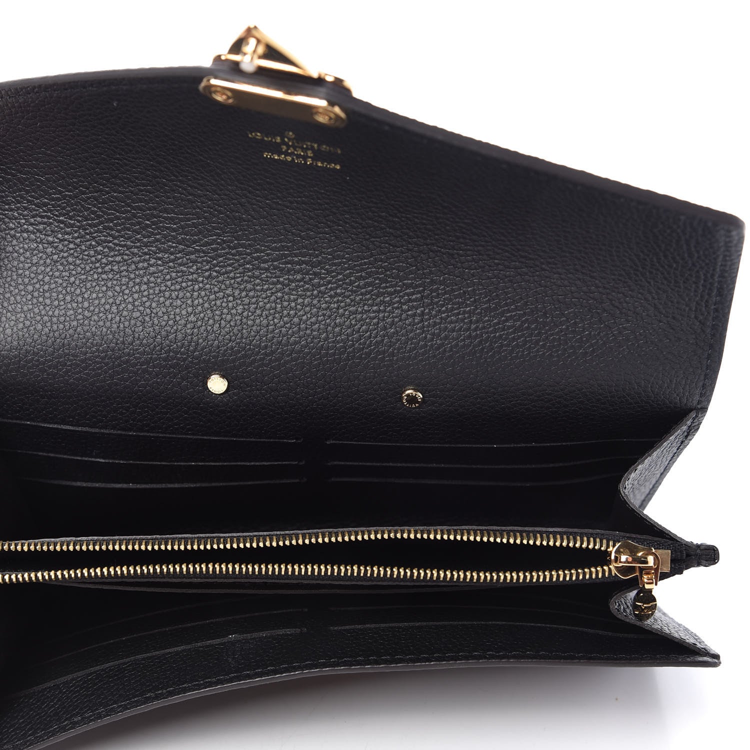 Louis Vuitton Monogram Pallas Wallet Black 5 of 9