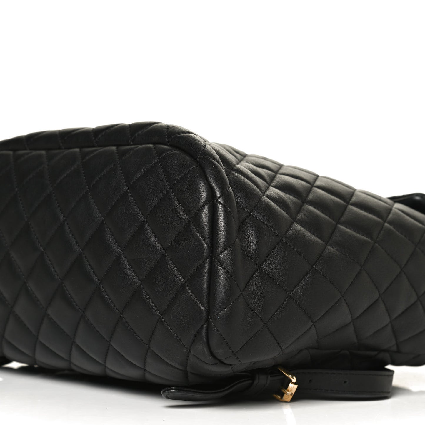 Lambskin Quilted Large Urban Spirit Backpack Black