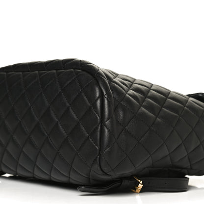 Chanel Lambskin Quilted Large Urban Spirit Backpack Black 10 of 12