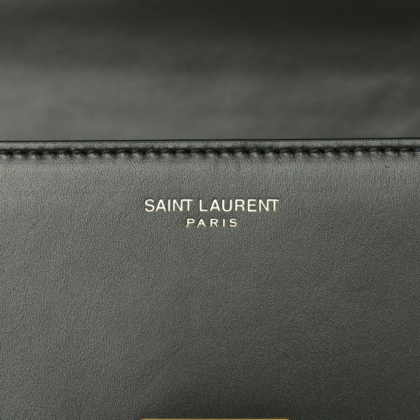 Shiny Calfskin Le Fermoir Top Handle Bag Dark Green