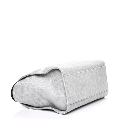 Chanel Canvas Large Deauville Tote Grey 5 of 12