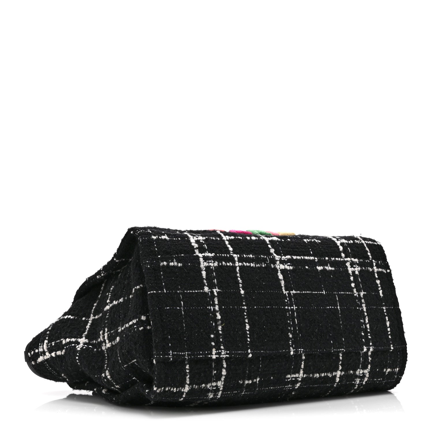 Chanel Tweed Medium Deauville Tote Black White Multicolor 5 of 11