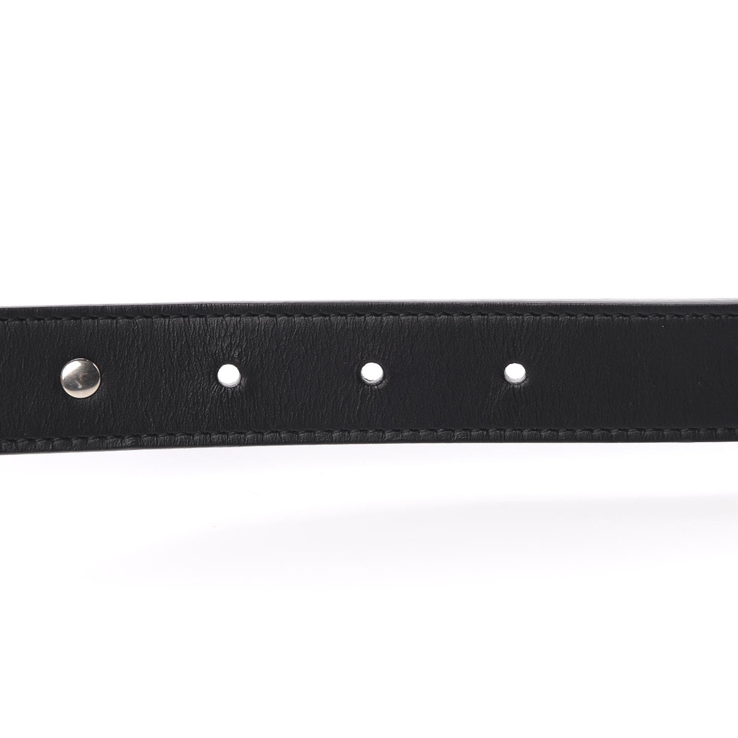Gucci Calfskin Star Studded Torchon Double G Belt 100 40 Black 4 of 5