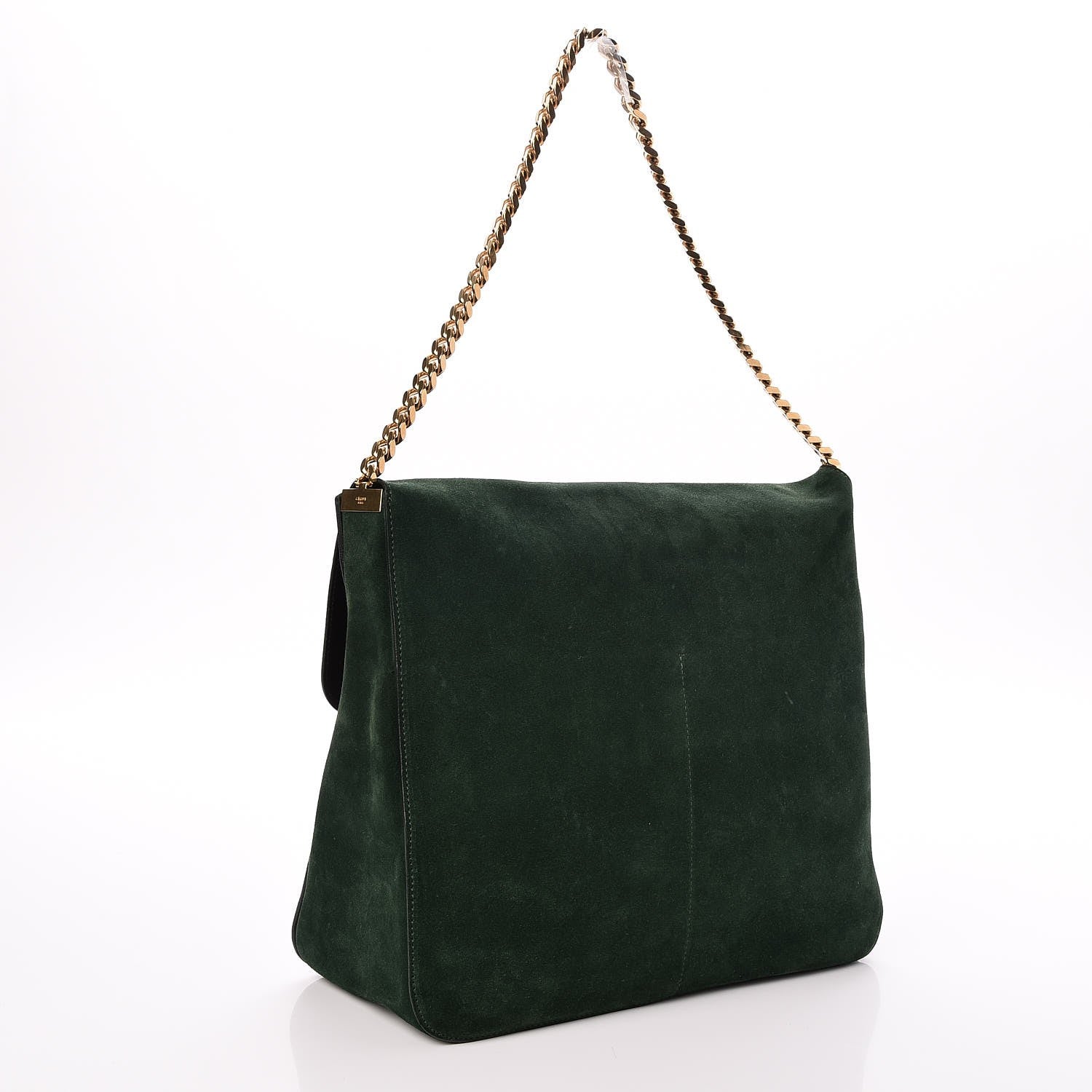 Celine Suede Medium Gourmette Emerald 3 of 6