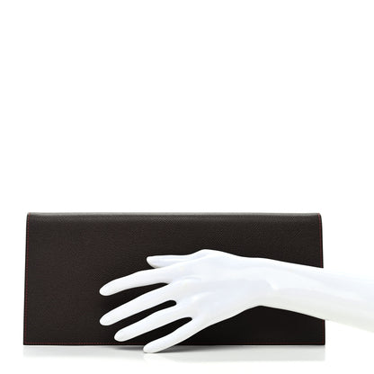 Hermes Epsom Vision Agenda Cover Chocolate Rouge Casaque 2 of 8