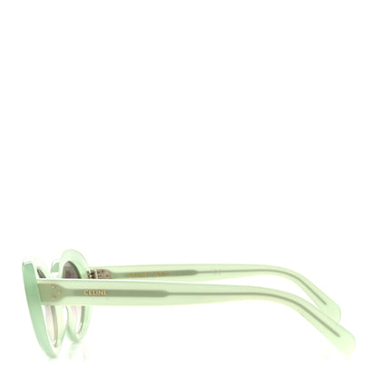 Celine Acetate Cat Eye Sunglasses CL401931 Light Green 3 of 7