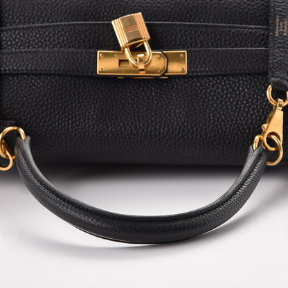 Hermes Taurillon Clemence Kelly Retourne 35 Black 18 of 40