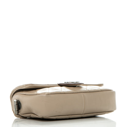 Chanel Calfskin Country Chic Flap Ecru Brown 4 of 7