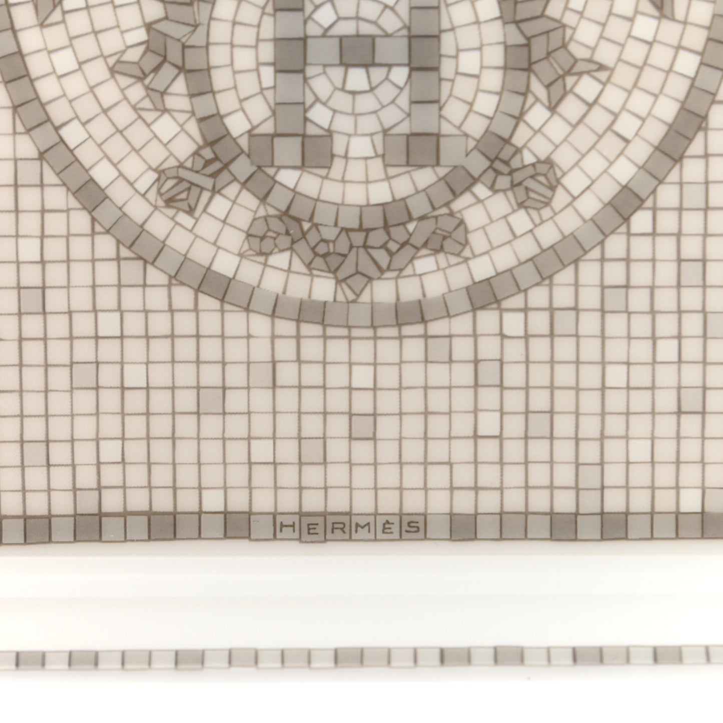Porcelain Mosaique Au 24 Sushi Plate Platine