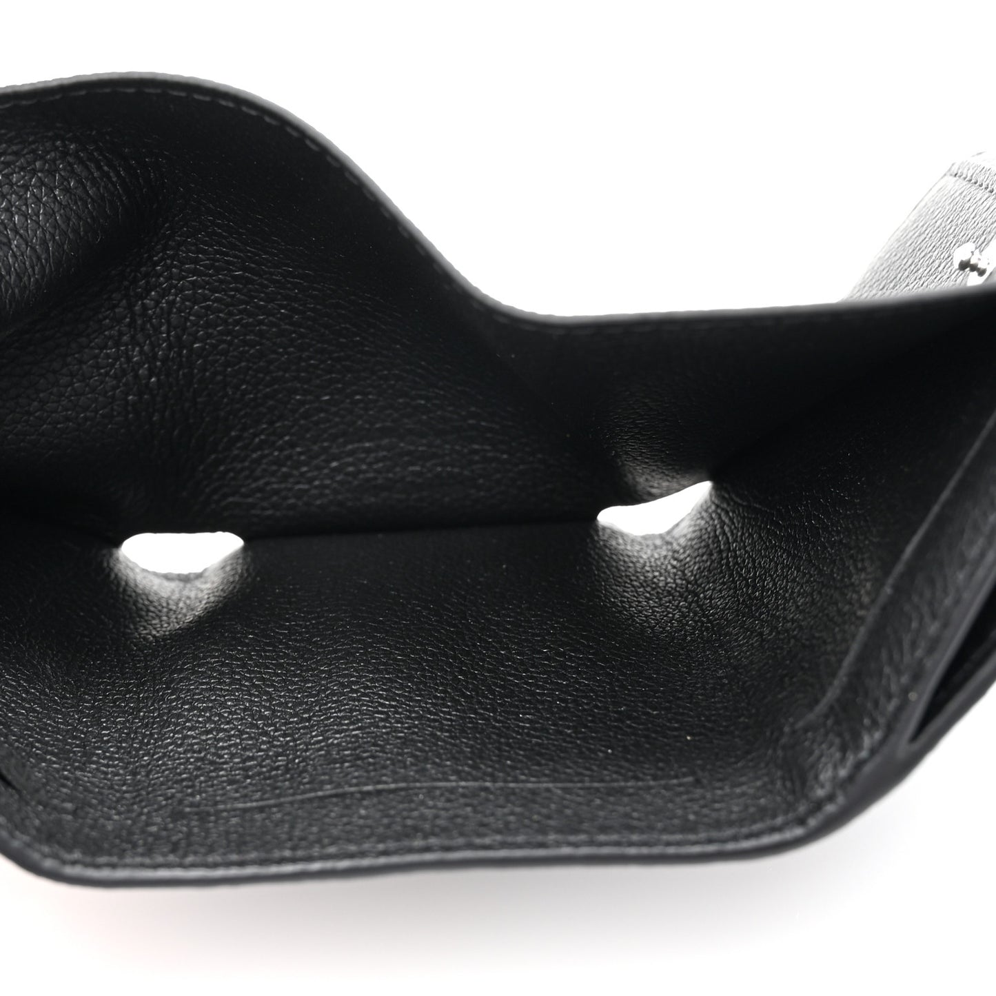 Soft Calfskin Lockmini Wallet Black