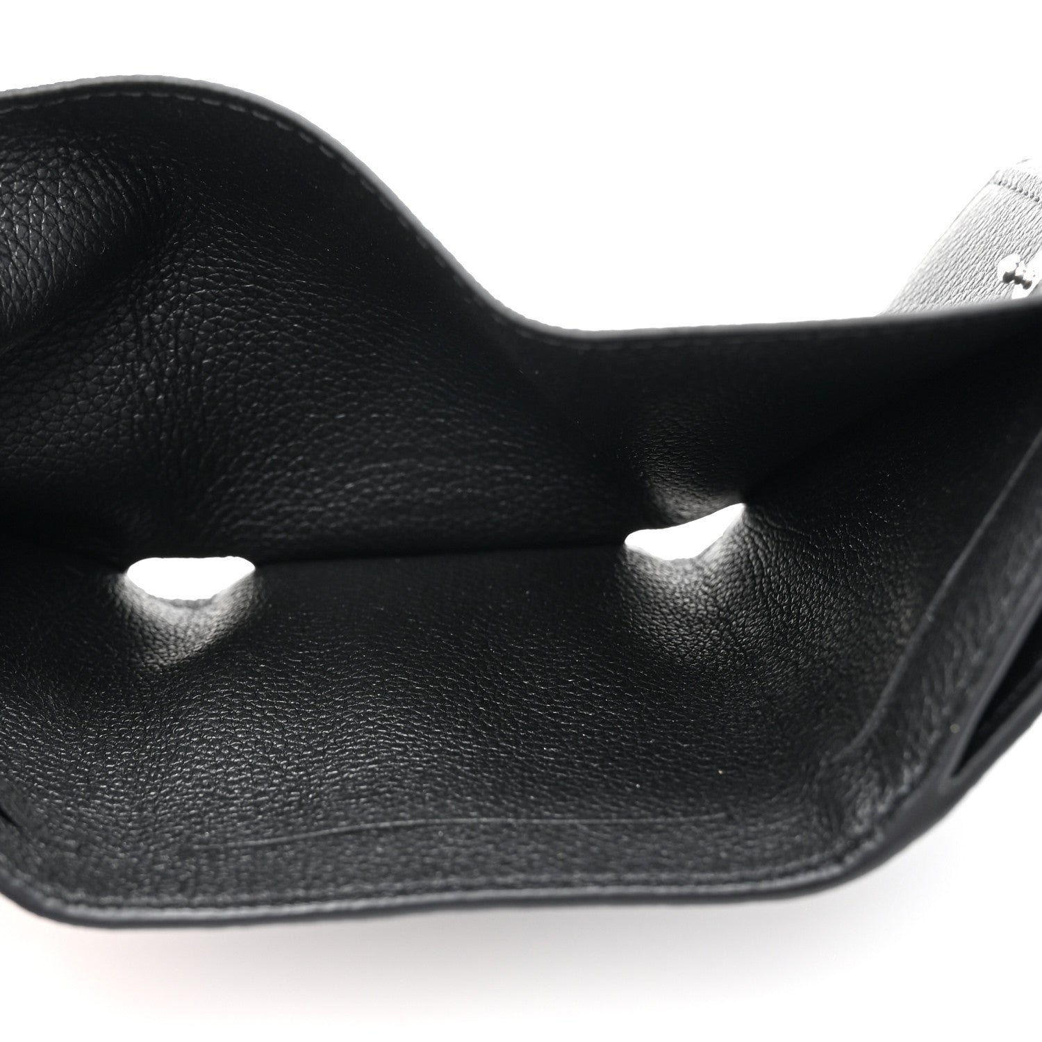 Louis Vuitton Soft Calfskin Lockmini Wallet Black 6 of 8