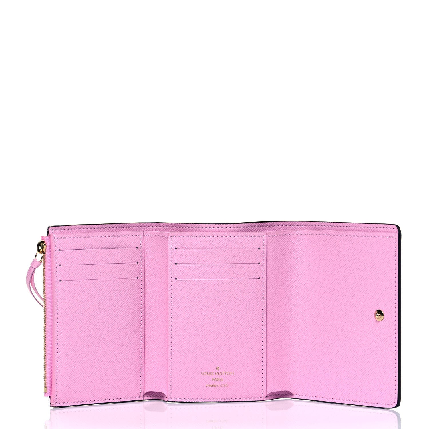 Louis Vuitton Monogram 2021 Christmas Animation Japanese Garden Victorine Wallet Wisteria Pink 5 of 6