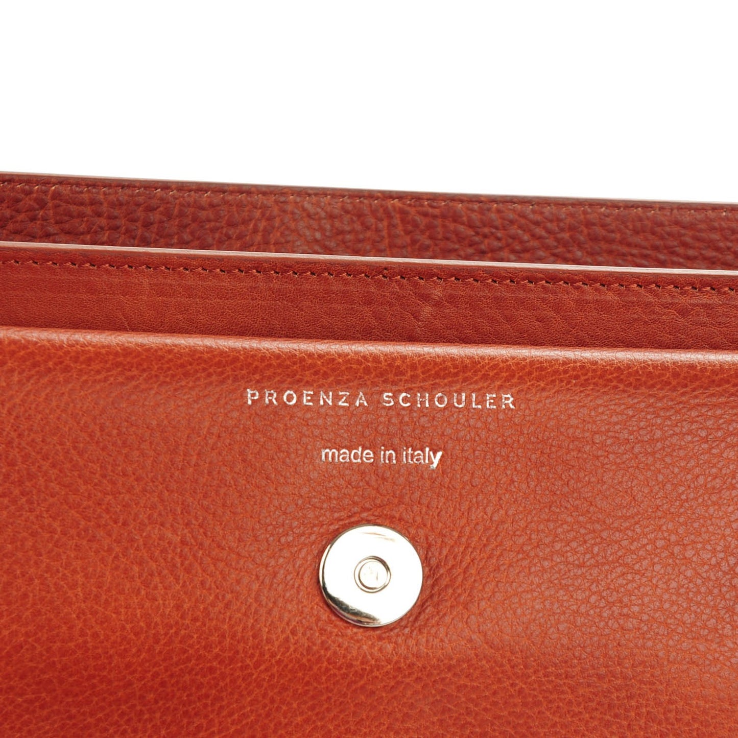 Calfskin PS11 Classic Shoulder Bag Saddle