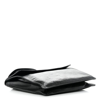 Chanel Calfskin Embossed CC Messenger Bag Black 4 of 15