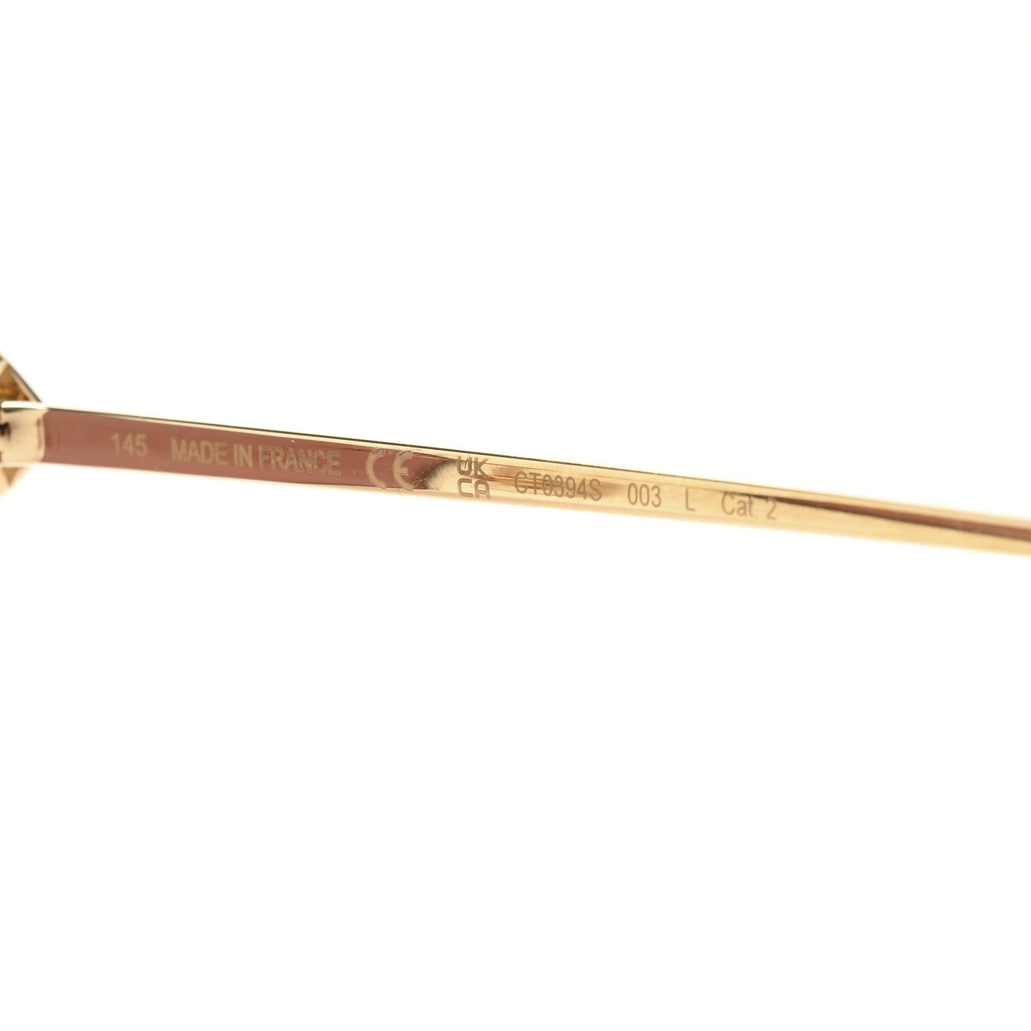 Cartier Signature C De Cartier Sunglasses CT0394S Gold Red 6 of 8