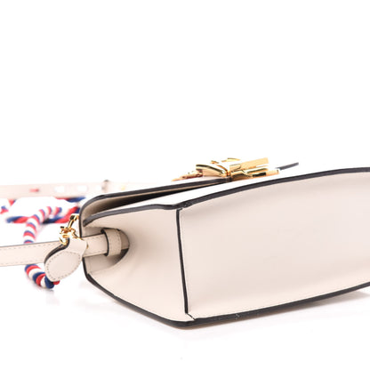 Gucci Calfskin Mini Sylvie Top Handle Bag White 9 of 11