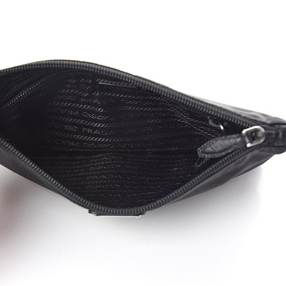 Prada Tessuto Nylon Vela Wristlet Black 5 of 9