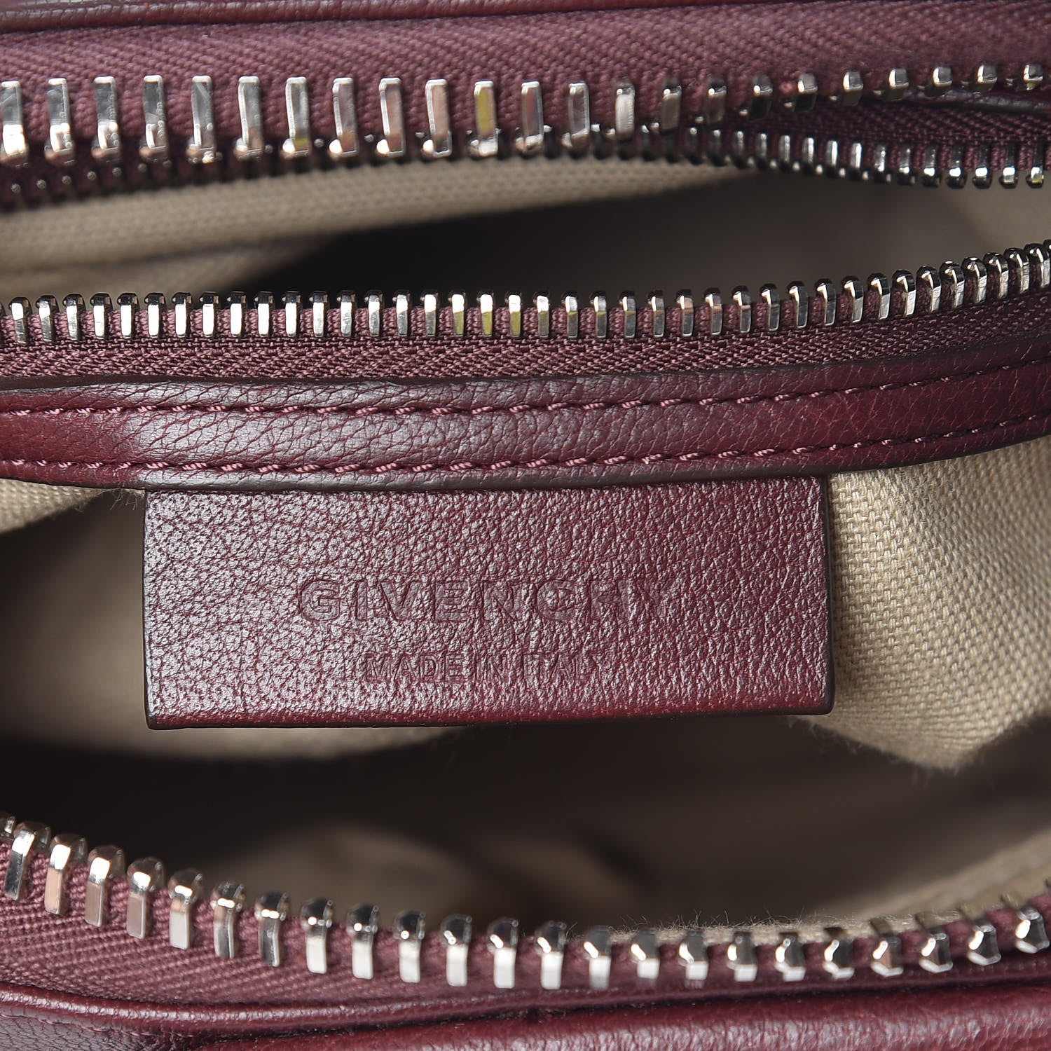 Givenchy Sugar Goatskin Mini Antigona Oxblood 6 of 10