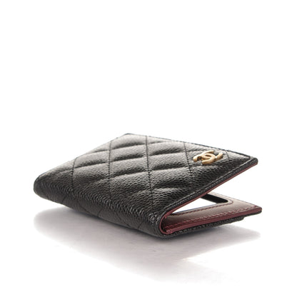 Chanel Caviar Quilted Card Holder Wallet Black 4 of 7