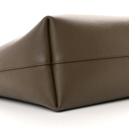 Saint Laurent Calfskin Large Shopping Tote Dark Green 10 of 28