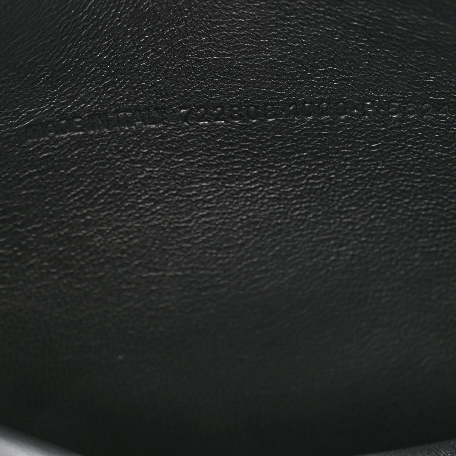 Balenciaga Shiny Calfskin Crocodile Embossed Hourglass Flap Flat Pouch Black 7 of 9