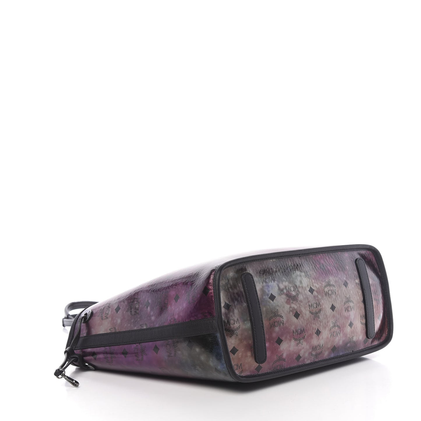 Metallic Galaxy Visetos Medium Project Reversible Shopper Tote Black Multicolor