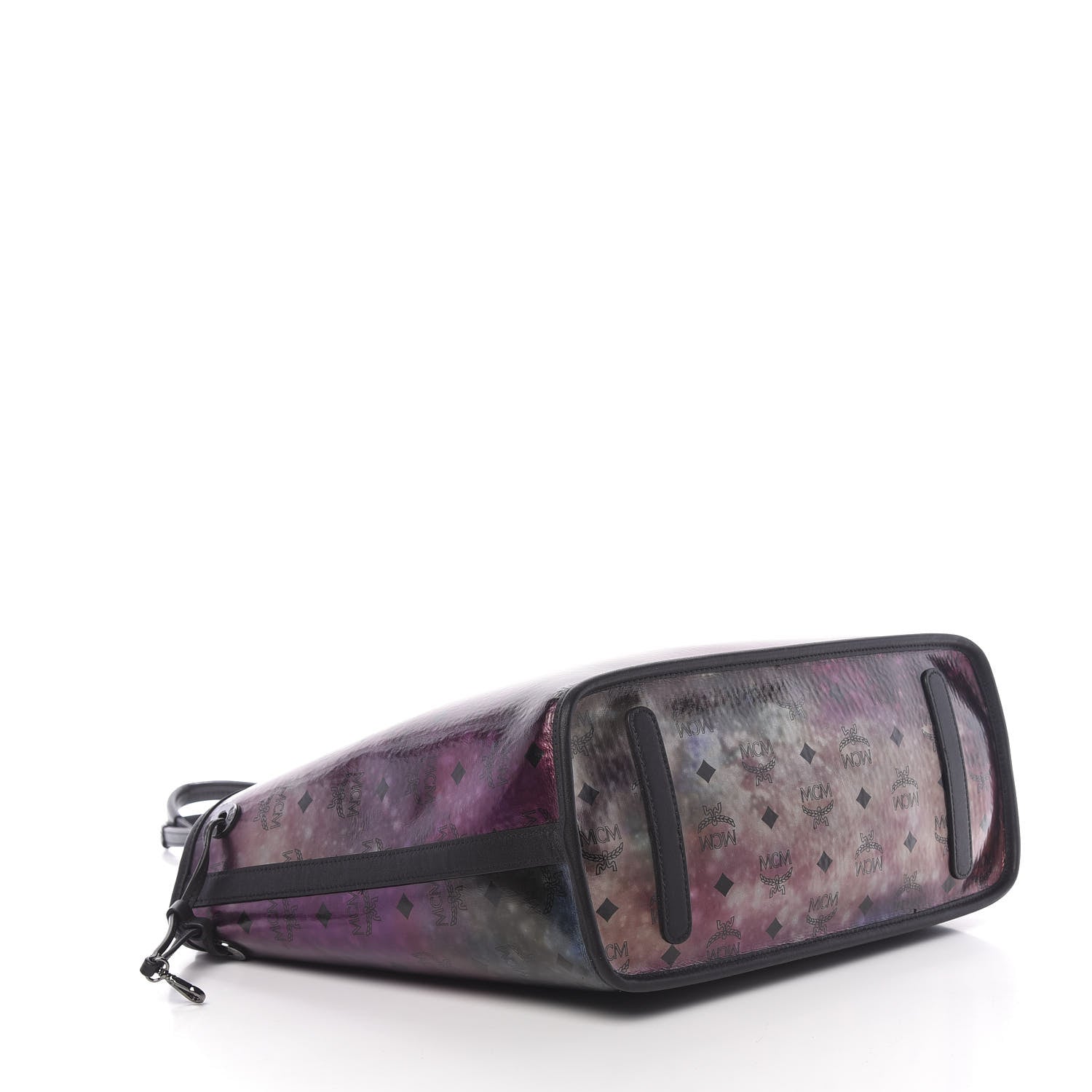 MCM Metallic Galaxy Visetos Medium Project Reversible Shopper Tote Black Multicolor 9 of 18