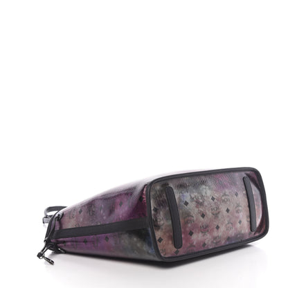 MCM Metallic Galaxy Visetos Medium Project Reversible Shopper Tote Black Multicolor 9 of 18