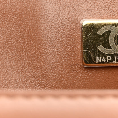 Chanel Lambskin Quilted Mini Rectangular Flap Brown 8 of 10