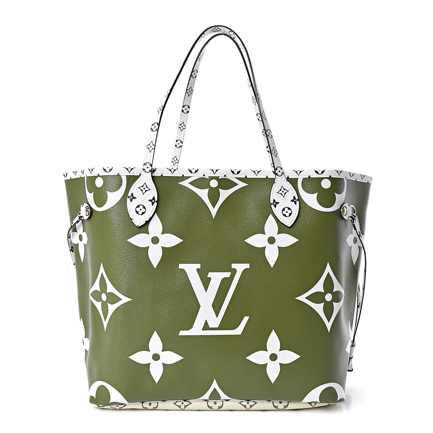 Louis Vuitton Monogram Giant Neverfull MM Kaki 3 of 11