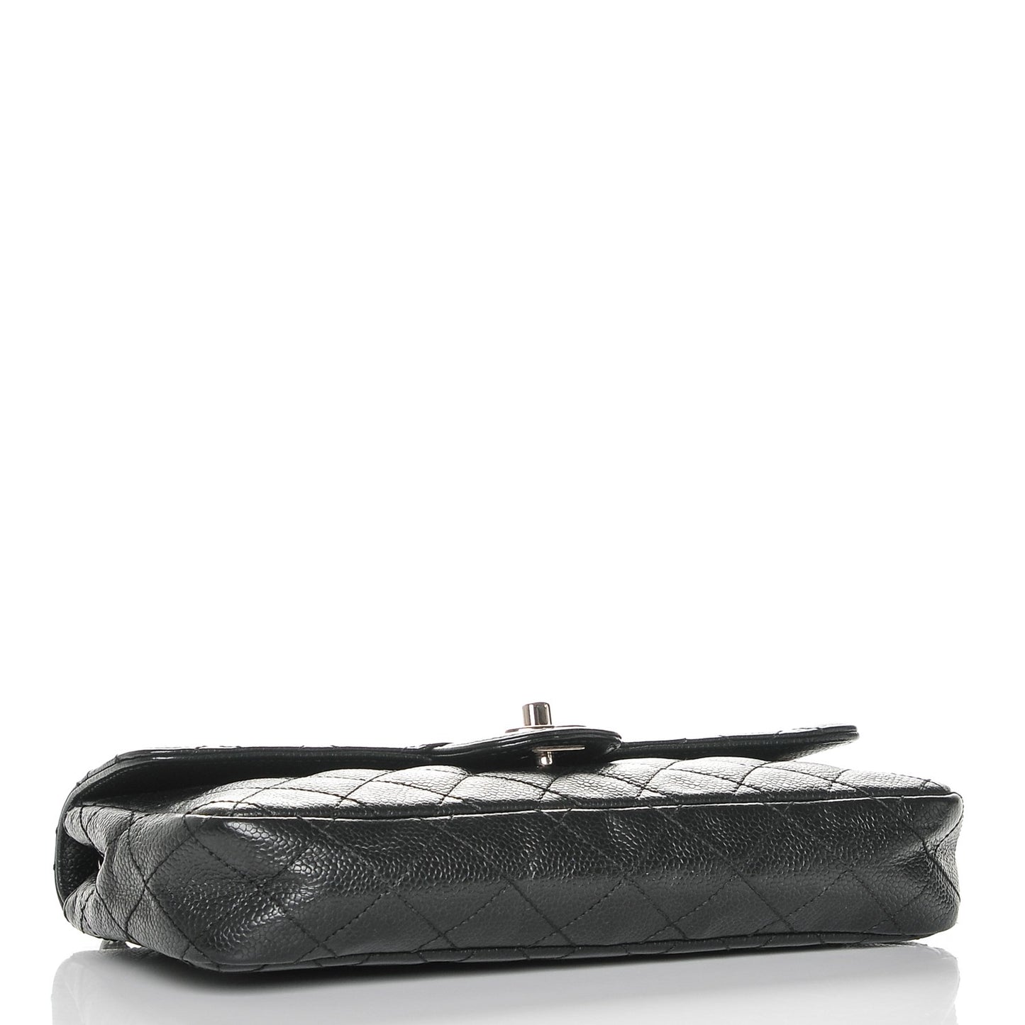 Caviar Quilted East West Flap Black