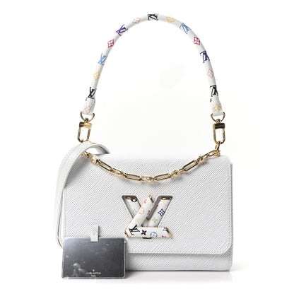 Louis Vuitton LV X TM Epi Twist MM Slim Shoulder Bag White 3 of 10