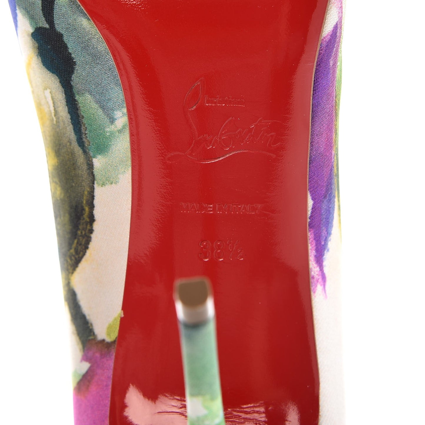 Satin Maxi Fiori Pigalle Follies 100 Pumps 38.5 Multicolor