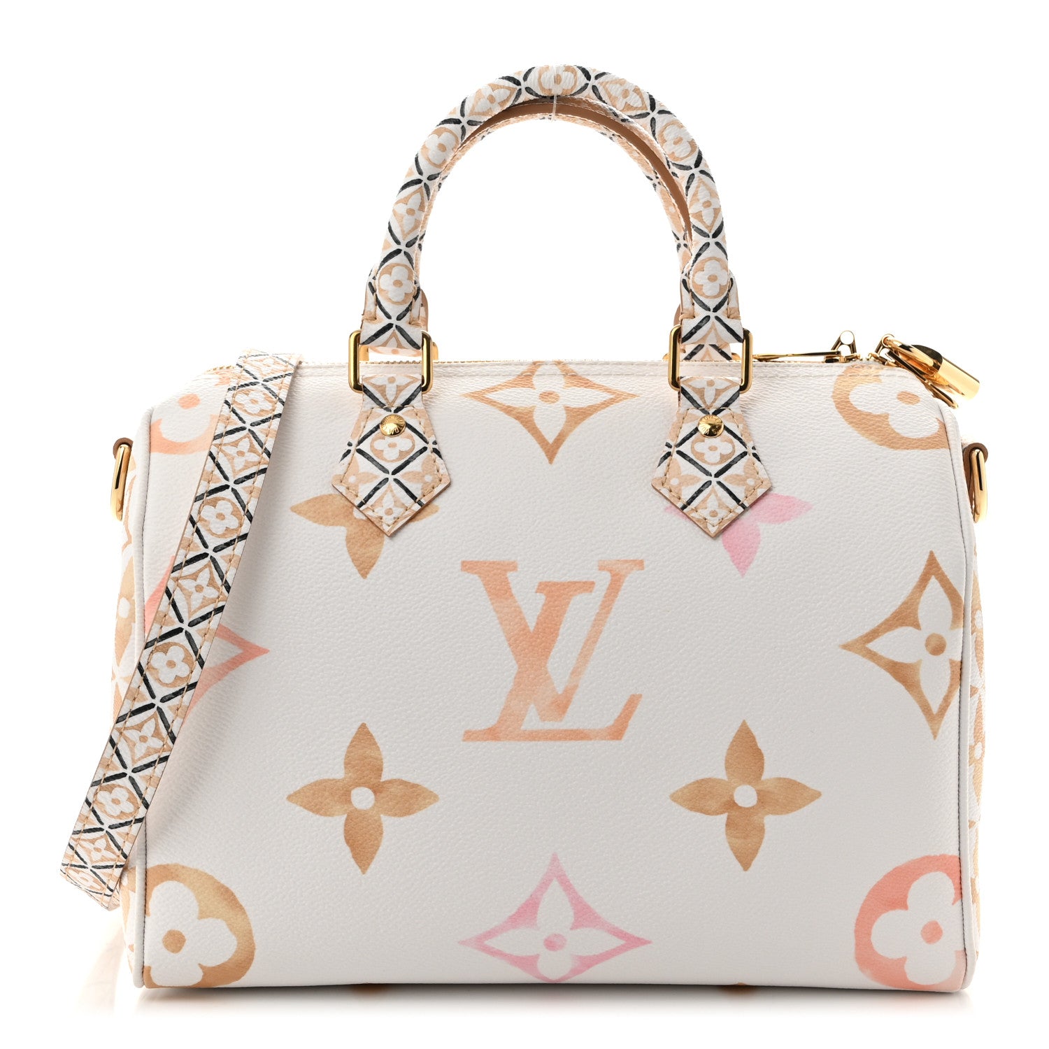 Louis Vuitton Monogram Giant By The Pool 2.0 Speedy Bandouliere 25 Beige 1 of 9