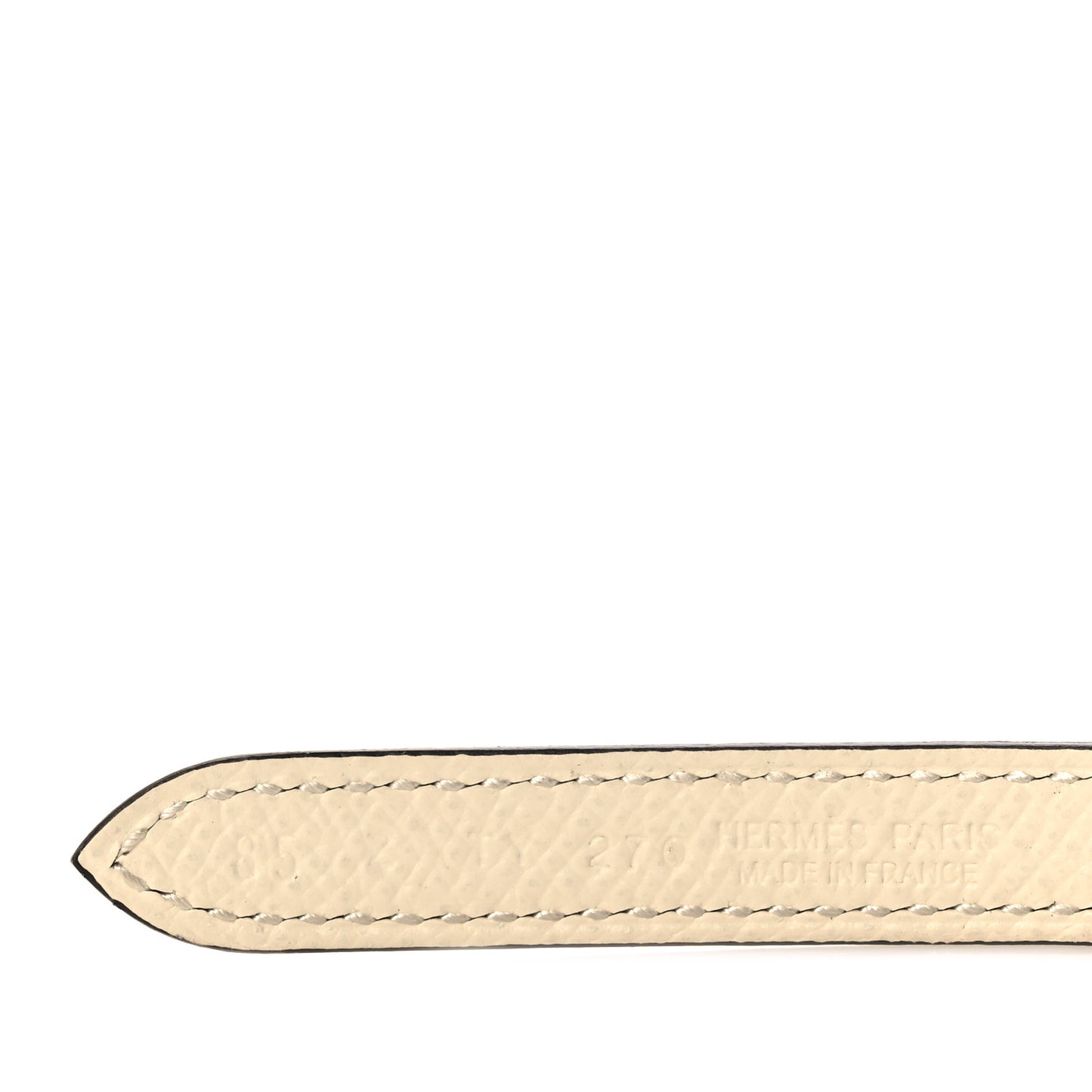 Swift Epsom 13mm Belt Strap 85 Nata Biscuit