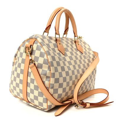 Louis Vuitton Damier Azur Speedy Bandouliere 30 3 of 12