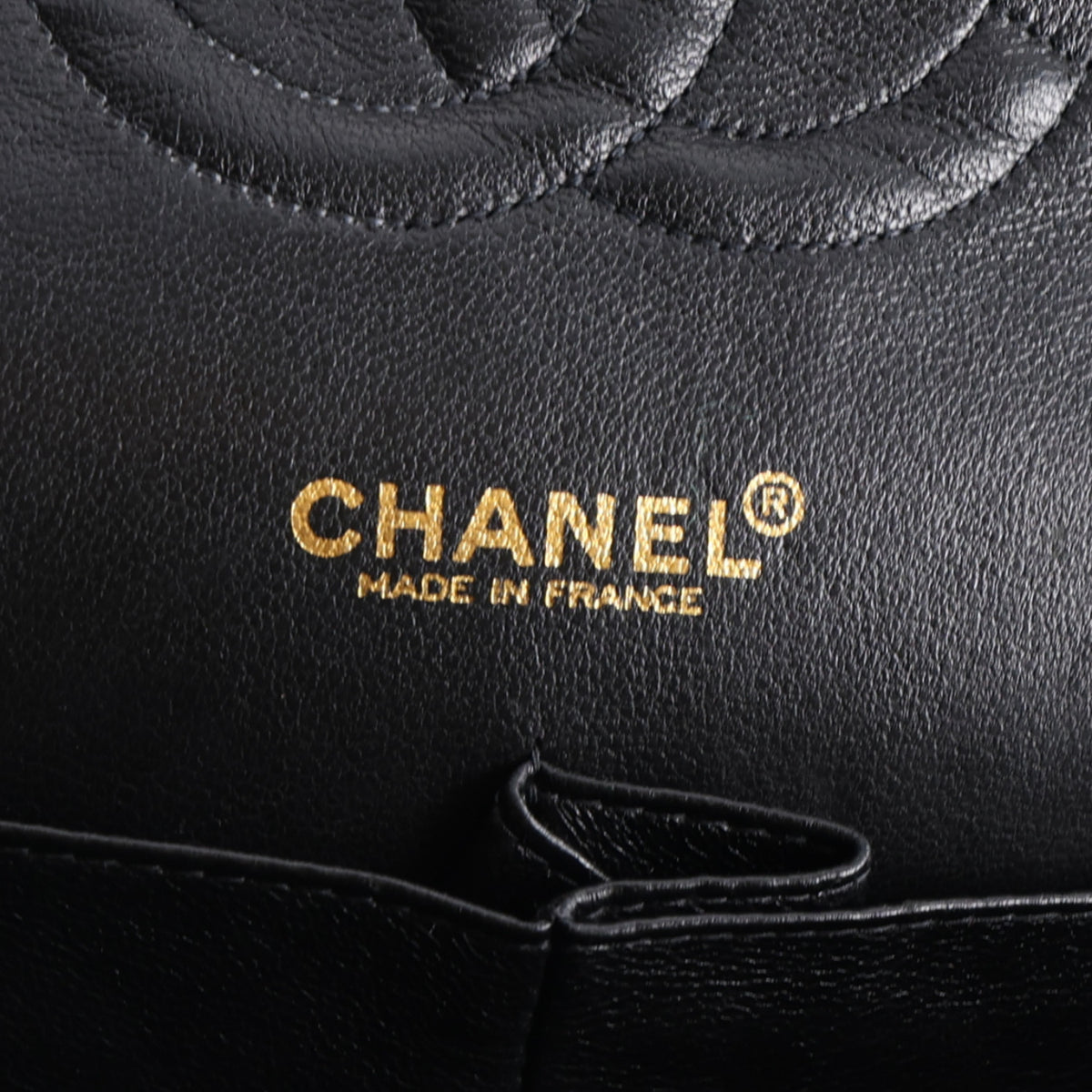 Chanel Canvas Printed Quilted Medium Double Flap Blue White 6 of 10