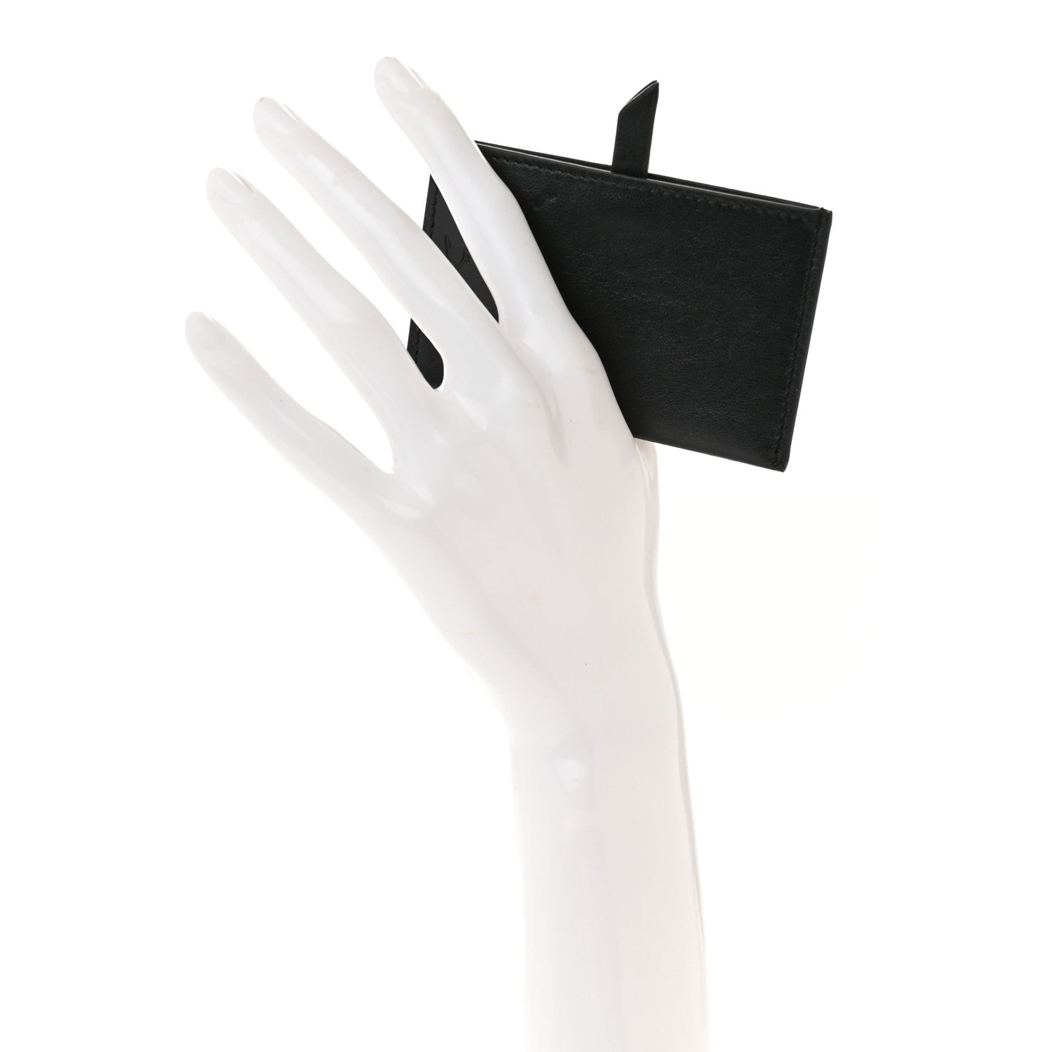 Saint Laurent Smooth Calfskin For You Mirror Card Case Black 2 of 8