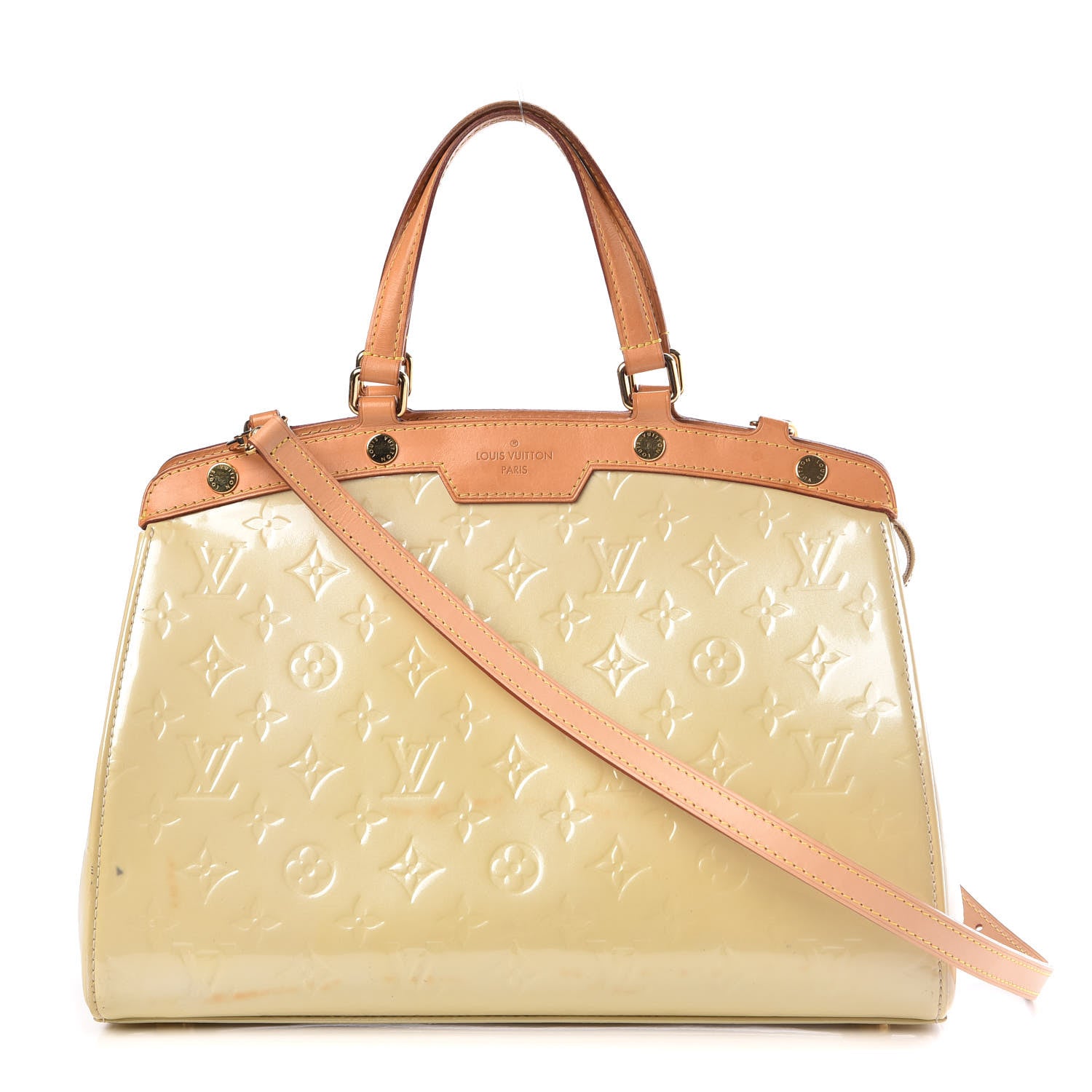 Louis Vuitton Vernis Brea MM Blanc Corail 1 of 17