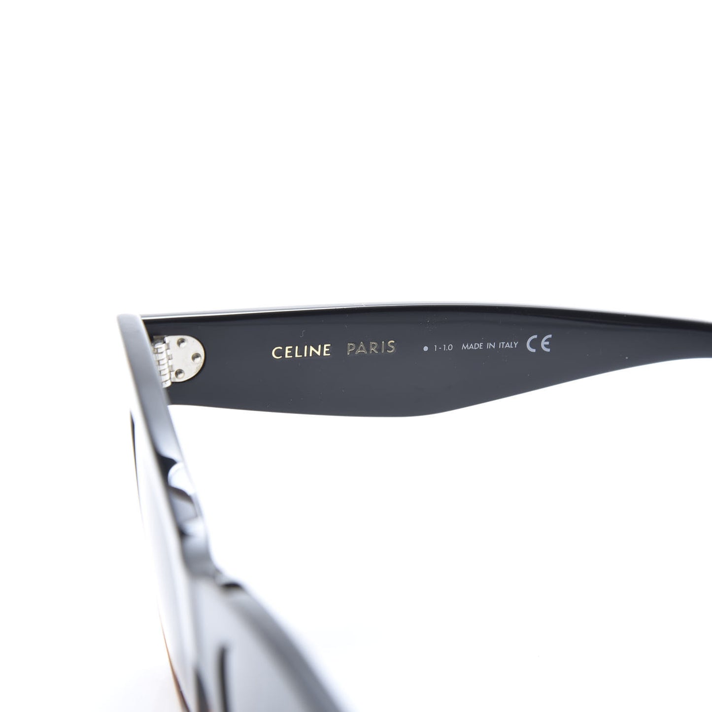 Acetate Polarized Cat Eye Sunglasses CL4004IN Havana Black