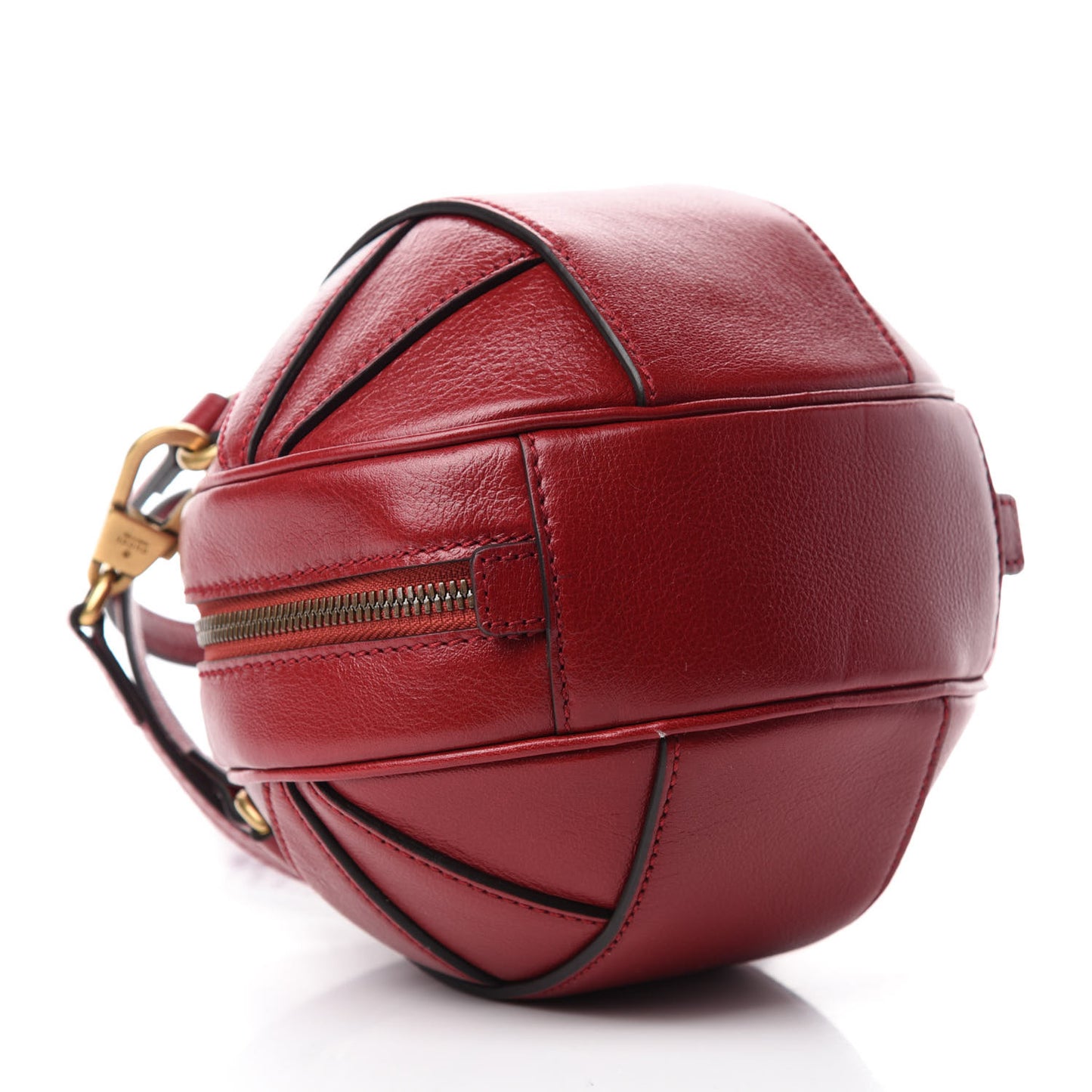 Piuma Lux Energy Mini Tifosa Basketball Shaped Shoulder Bag Romantic Cerise