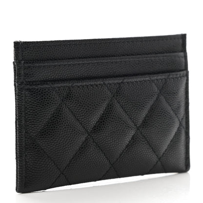Chanel Caviar Quilted French New Wave Card Holder Black 3 of 9