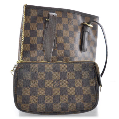 Louis Vuitton Damier Ebene Marais Bucket 23 3 of 9
