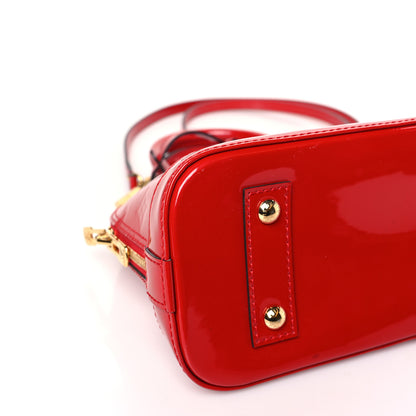 Louis Vuitton Vernis Alma BB Cherry 7 of 8