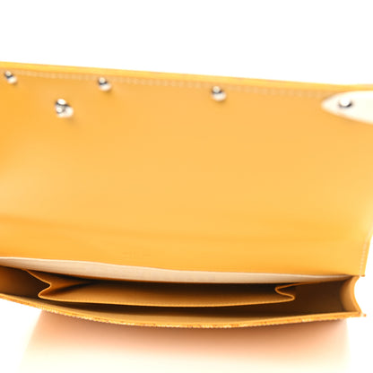 Goyard Goyardine Monte Carlo Bois Clutch Yellow 5 of 7