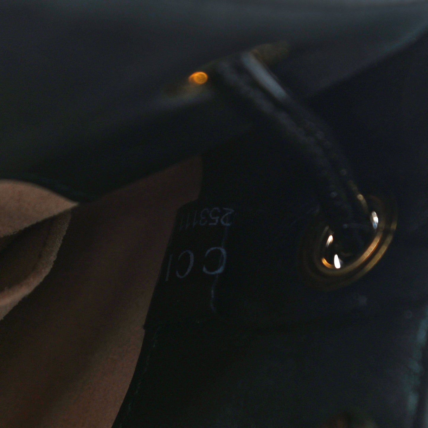 Suede Patent Web Small Ophidia Bucket Bag Black